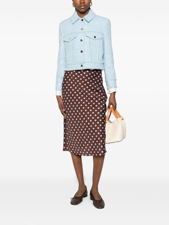 26SS 앨리스 앤 올리비아 자켓 CC512W04212 I439 Clear Blue - ALICE & OLIVIA