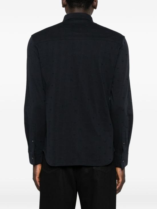 26SS 엠포리오 아르마니 긴팔 셔츠 EM005446 AF10762FB469 Blue - EMPORIO ARMANI