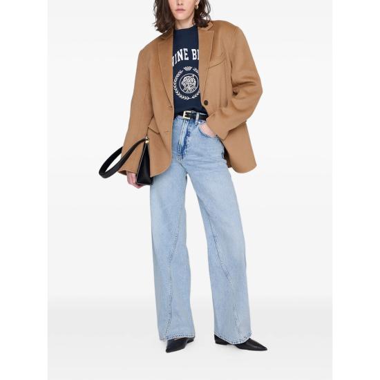 26SS 애니빙 긴팔 티셔츠 A 08 12486 NYA1 BLUE - ANINE BING