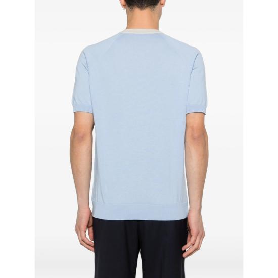 26SS 라 필러리아 반팔 티셔츠 57181 18045 515 BLUE - LA FILERIA