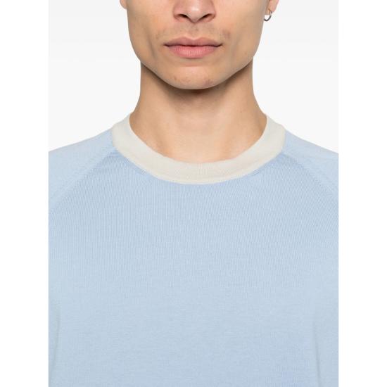 26SS 라 필러리아 반팔 티셔츠 57181 18045 515 BLUE - LA FILERIA