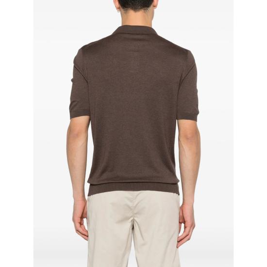 26SS 라 필러리아 반팔 티셔츠 43129 23503 184 BROWN - LA FILERIA