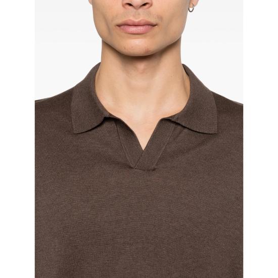 26SS 라 필러리아 반팔 티셔츠 43129 23503 184 BROWN - LA FILERIA