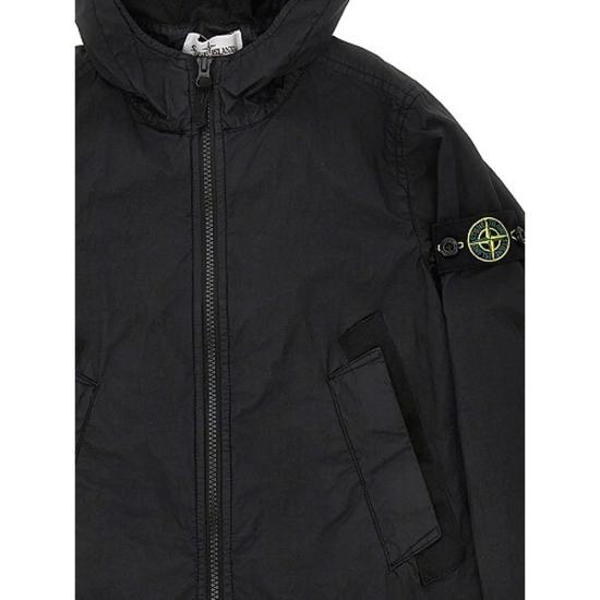 26SS [키즈] 스톤 아일랜드 봄버 자켓 164100003 S0A23 V0029 BLACK - STONE ISLAND