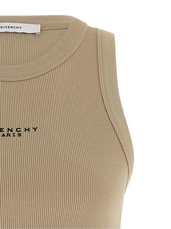 26SS 지방시 민소매 티셔츠 BW70FNP7BR277 Beige - GIVENCHY