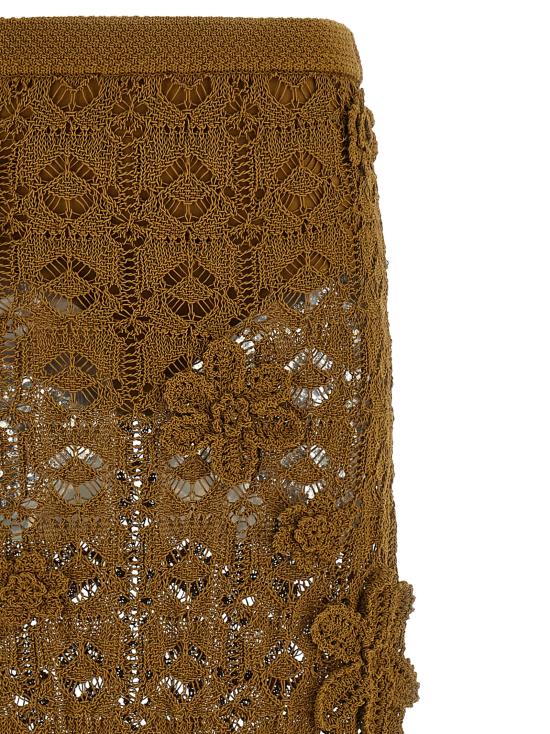 26SS 핑코 미디 스커트 106861A3B8L25 Brown - PINKO