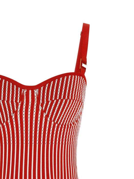 26SS 엘리자베타프랜치 숏 원피스 AM27S62E2I29 Red - ELISABETTA FRANCHI