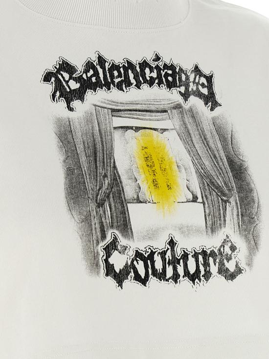 26SS 발렌시아가 반팔 티셔츠 871735TUVD49000 White - BALENCIAGA