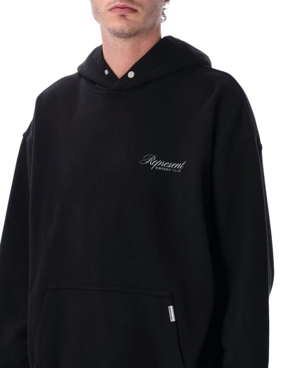 26SS 리프레젠트 후드 티셔츠 OCM41200 001 Nero - REPRESENT