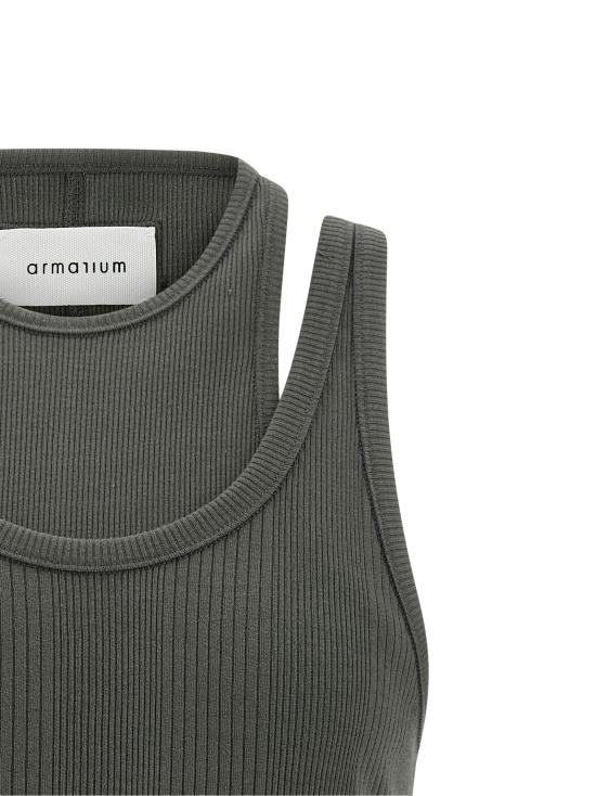 26SS 아르마리움 민소매 티셔츠 ARMTMT040JE05041ANTHRACITEGREY Gray - ARMARIUM