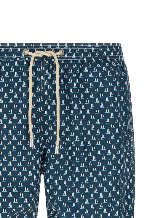 26SS 세인트바쓰 비치웨어 LIGHTINGMICROFANTASYREGULARSAIL61 Blue - MC2 SAINT BARTH