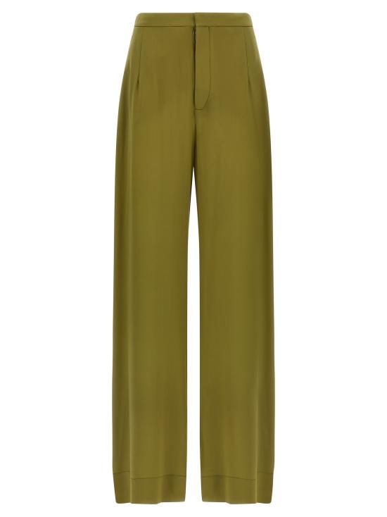 26SS 제지아 스트레이트 팬츠 MJD2554141BIKHAKISILK Green