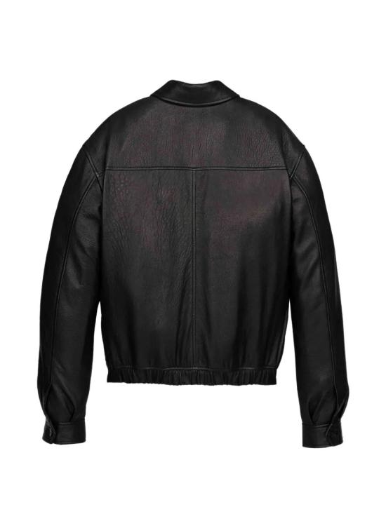 26SS 생로랑 버블 램스킨 쇼트 재킷 859948 YCNF2 1000 NOIR - SAINT LAURENT