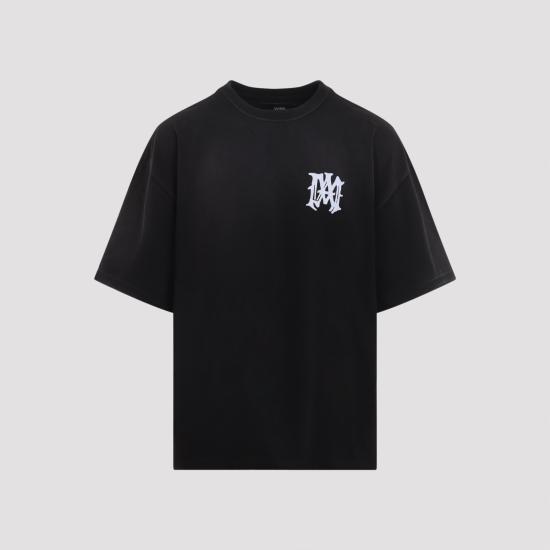 26SS 아미리 반팔 티셔츠 AMTOJR1056 001 BLACK