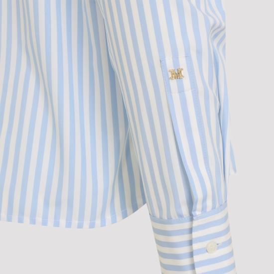 26SS 막스마라 셔츠 2611111111600 002 BIANCO AZZURRO - MAX MARA