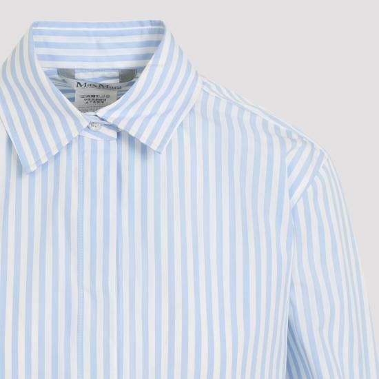 26SS 막스마라 셔츠 2611111111600 002 BIANCO AZZURRO - MAX MARA
