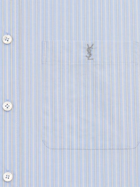 26SS 생로랑 셔츠 861080 Y7J66 4427 BLEU GRIS - SAINT LAURENT