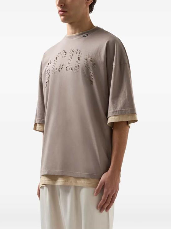 26SS 지씨디에스 반팔 티셔츠 C1MBQC076J080 SANDSHELL BONE 320U - GCDS