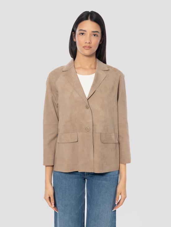 26SS 더 재키 레더스 자켓 LARA Fvanilla ii