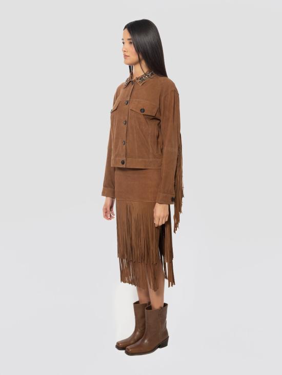 26SS 에르마노 피렌제 롱 스커트 D48EO001CGEH0mfb27 - ERMANNO FIRENZE