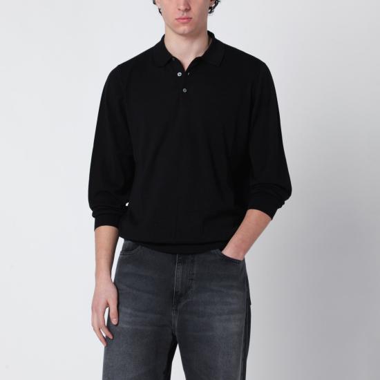 26SS 드루모어 폴로 티셔츠 D0GN214CO Black