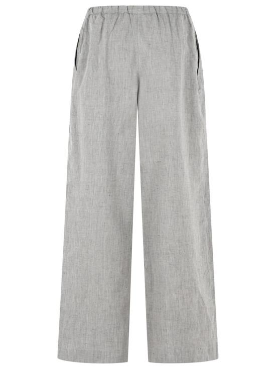 26SS 루루 드 세종 스트레이트 팬츠 CLARKGREY MELANGE Grey - LOULOU DE SAISON