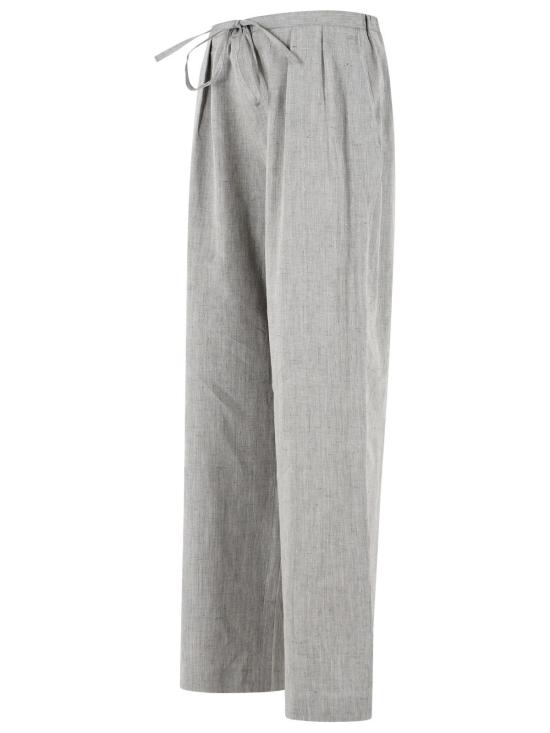 26SS 루루 드 세종 스트레이트 팬츠 CLARKGREY MELANGE Grey - LOULOU DE SAISON