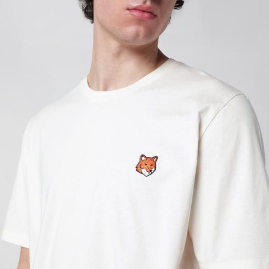 26SS 메종키츠네 반팔 티셔츠 PM00107KJ7026 Beige - MAISON KITSUNE