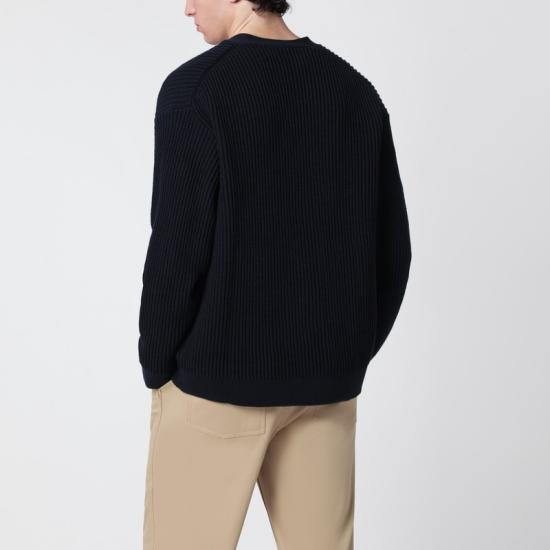 26SS 메종키츠네 탑 QM00503KT1189 Blue - MAISON KITSUNE