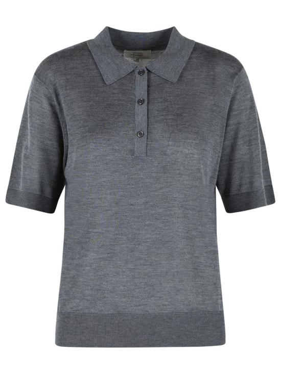 26SS 루루 드 세종 폴로 티셔츠 MIGOANTHRACITE MELANGE Grey