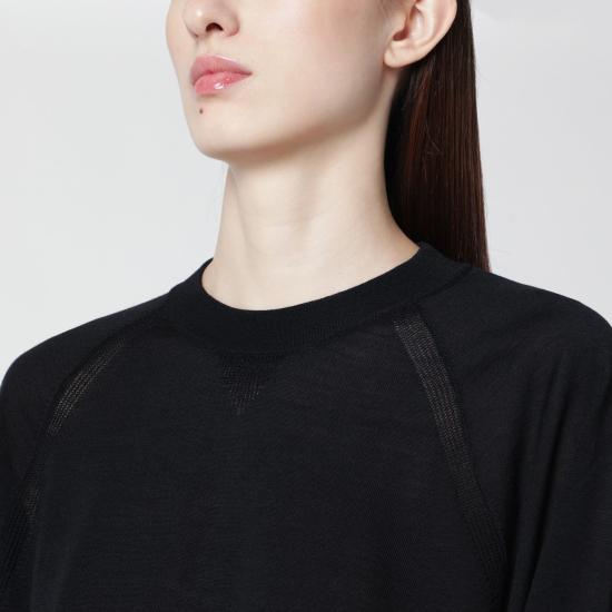 26SS 로베르토 콜리나 긴팔 티셔츠 261FXA03001WO Black - ROBERTO COLLINA