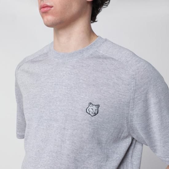 26SS 메종키츠네 반팔 티셔츠 QM00804KT1181 Grey - MAISON KITSUNE