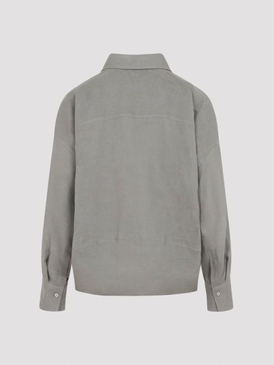 26SS 브루넬로 쿠치넬리 블라우스 MA698MQ705C1063 Light Brown - BRUNELLO CUCINELLI