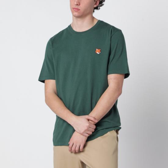 26SS 메종키츠네 반팔 티셔츠 PM00107KJ7026 Green