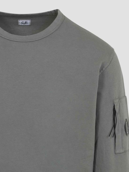 26SS 씨피 컴퍼니 라이트 플리스 크루넥 스웨트셔츠 20CMSS711A002246G921 - C.P. COMPANY