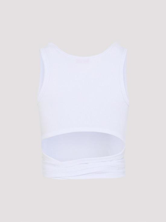 26SS 디젤 민소매 티셔츠 A210190EJAI100 White - DIESEL