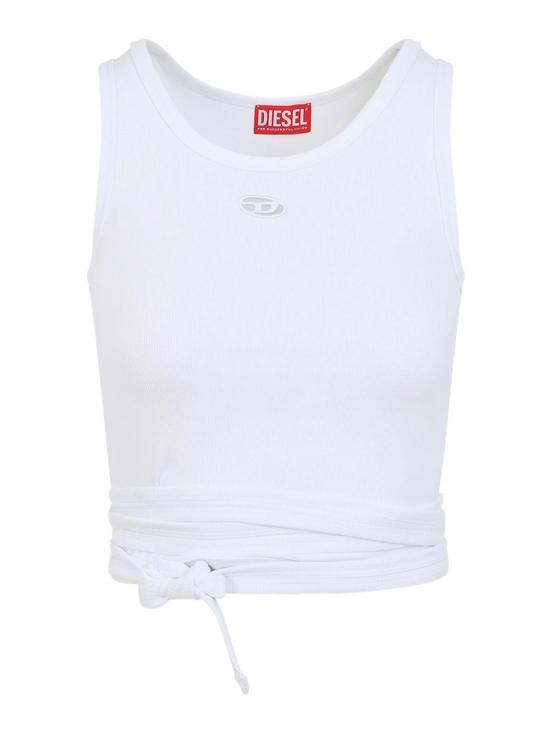 26SS 디젤 민소매 티셔츠 A210190EJAI100 White