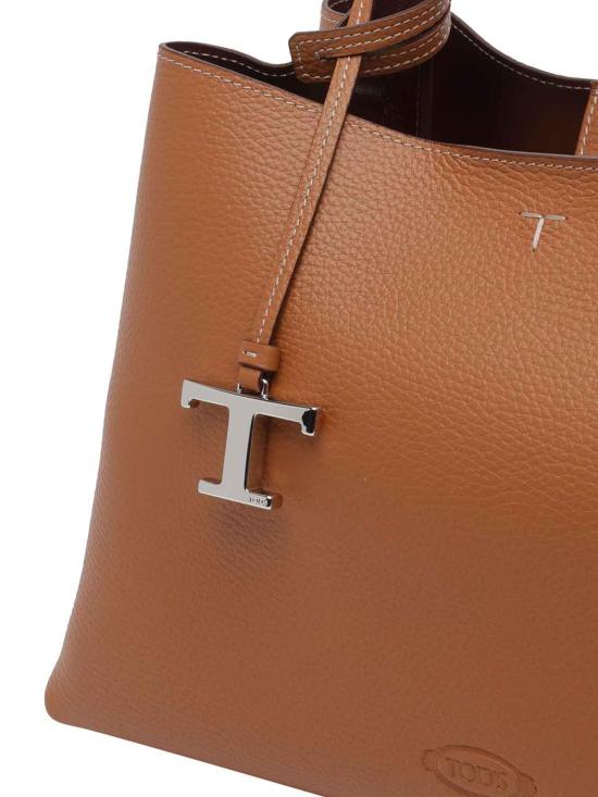 26SS 토즈 스몰 토트백 XBWAPAJ0300QRI9P13 Brown - TODS