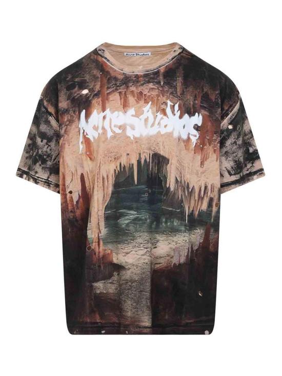 26SS 아크네 스튜디오 반팔 티셔츠 BL0434DL8 Black