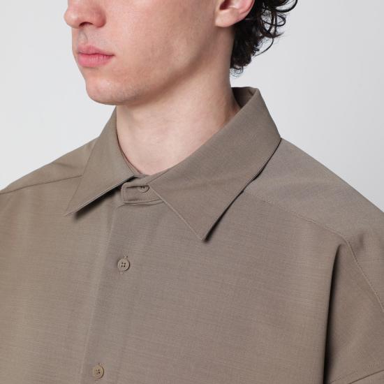 26SS 엔타이어 스튜디오 반팔 셔츠 ESSS26SR02242PL Brown - ENTIRE STUDIOS