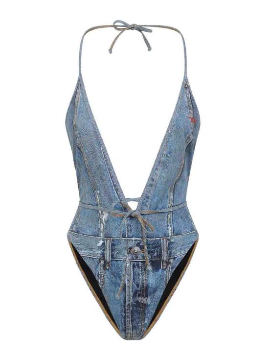 26SS 디젤 원피스 수영복 A187510BNCWE6866 Denim