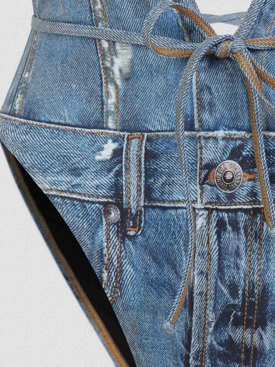 26SS 디젤 원피스 수영복 A187510BNCWE6866 Denim - DIESEL