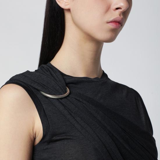 26SS 두라찌 민소매 티셔츠 SS26T05TT0087 Black - DURAZZI