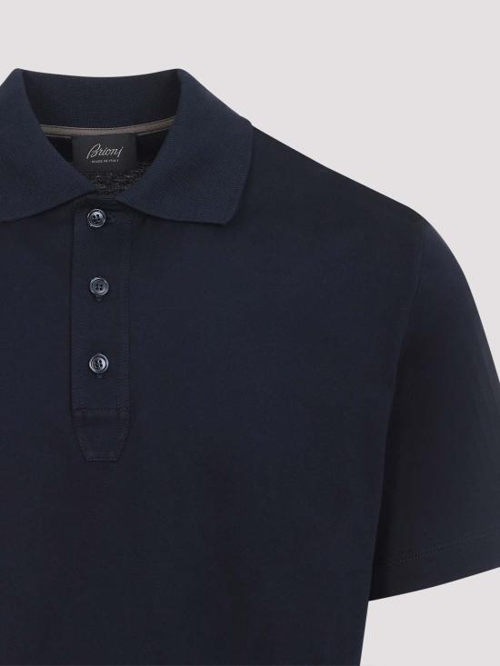 26SS 브리오니 폴로 티셔츠 UJVD0LOD6204100 Dark Blue - BRIONI