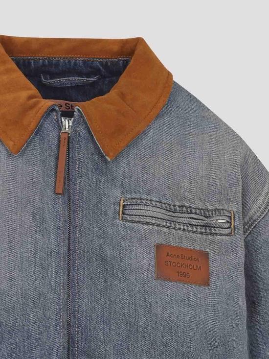 26SS 아크네 스튜디오 데님 자켓 A90694AUZ Dark Wash - ACNE STUDIOS
