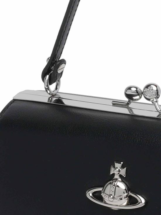 26FW 비비안웨스트우드 오르브 메탈 버클 레더 벨트 4B01000QWS0026N401 Black - VIVIENNE WESTWOOD