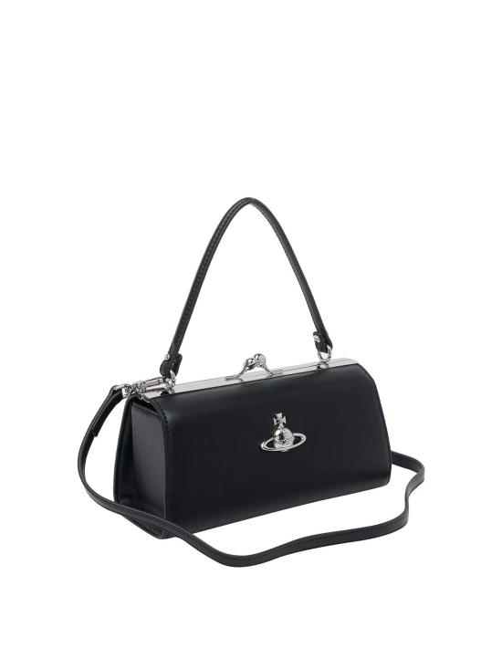 26FW 비비안웨스트우드 오르브 메탈 버클 레더 벨트 4B01000QWS0026N401 Black - VIVIENNE WESTWOOD