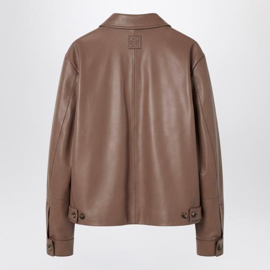 26SS 로에베 가죽 자켓 H526Y34LAXLE Brown - LOEWE