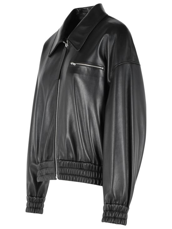 26SS 질샌더 가죽 자켓 J02SW0048 J07187001 Black - JIL SANDER