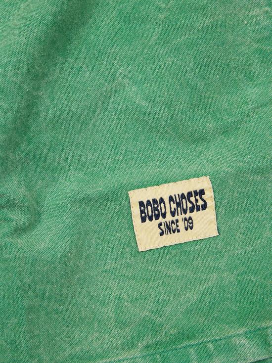 26SS [키즈] 보보쇼즈 쇼츠/버뮤다 B126AC066 GREEN VERDE - BOBO CHOSES